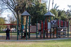 Victory Park playground, Stockton, CA