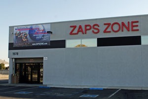 Zaps Zone laser tag, Stockton, CA